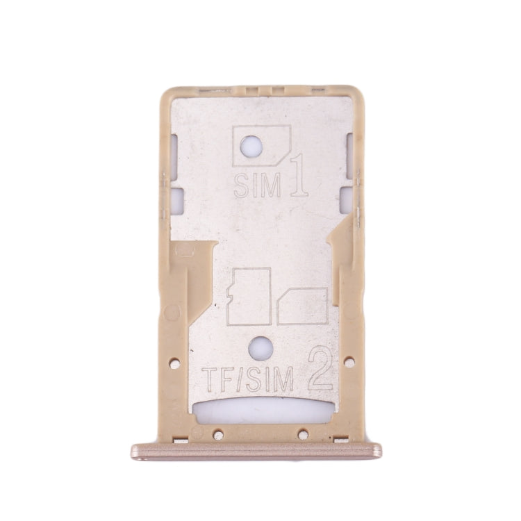 Gold SIM & SIM / TF Card Tray for Xiaomi Redmi 4A