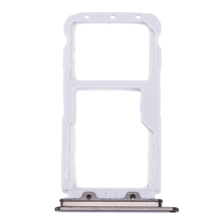 Huawei Nova 2 SIM Card Tray and SIM/Micro SD Card Tray Replacement Set (Black)