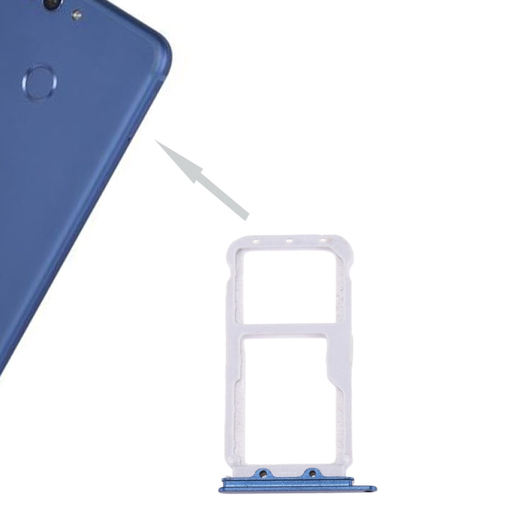 Blue SIM Card Tray & Micro SD Card Tray for Huawei Nova 2