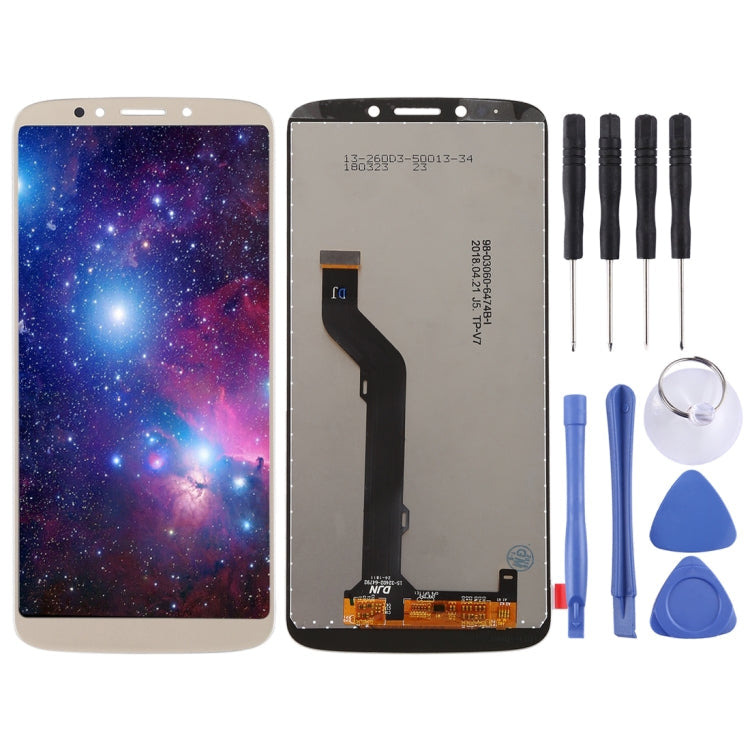 Full Assembly Gold LCD Screen and Digitizer for Motorola Moto E5 Plus