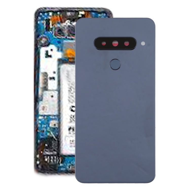 Silver Battery Back Cover with Camera Lens & Fingerprint Sensor for LG G8s ThinQ