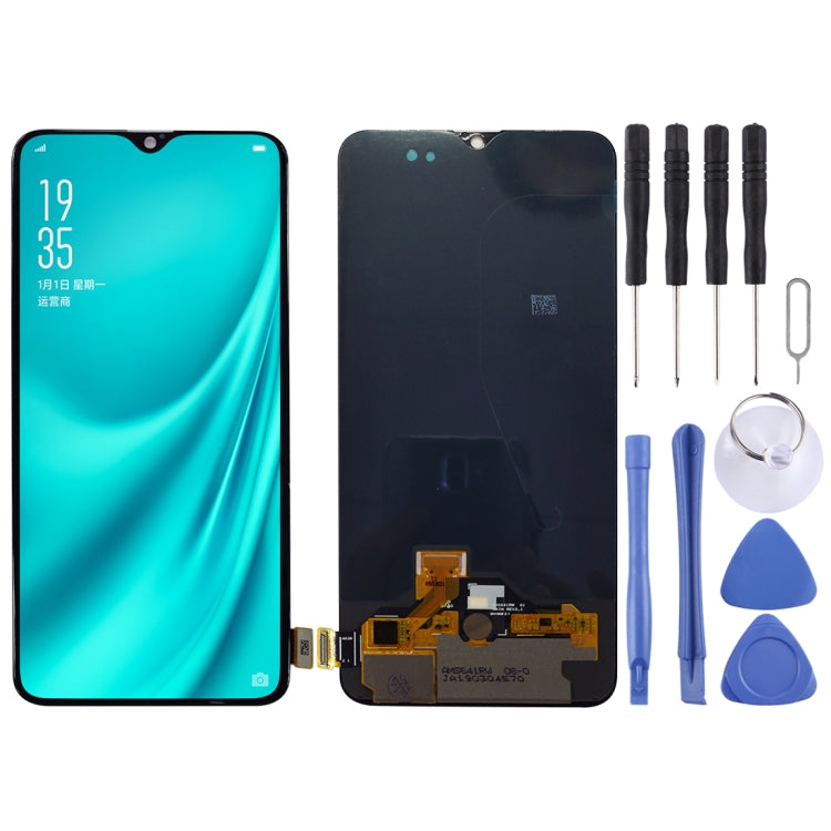 Full Assembly OLED LCD Screen and Digitizer for OPPO R15X (Black)