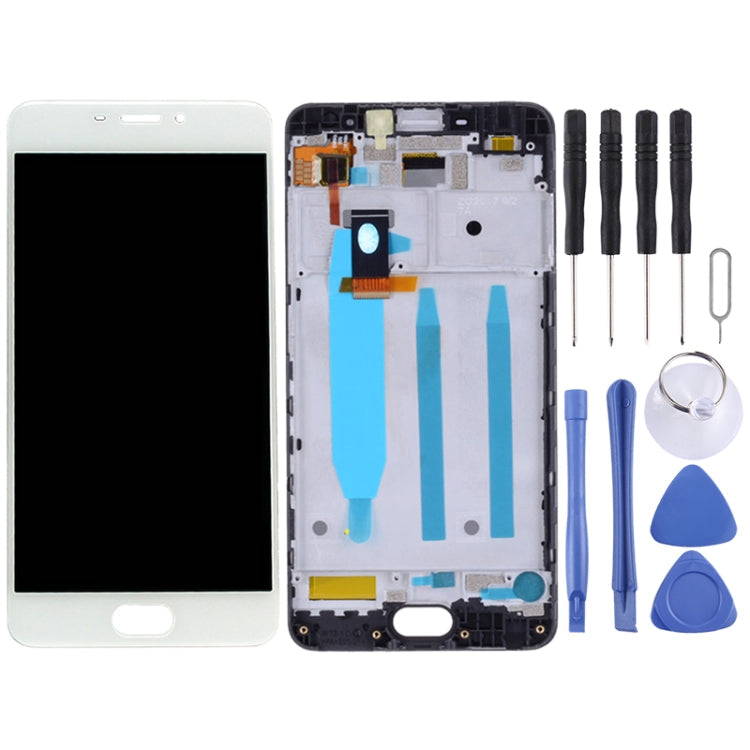 White Meizu M6 M711H M711Q LCD Screen and Digitizer Assembly with Frame