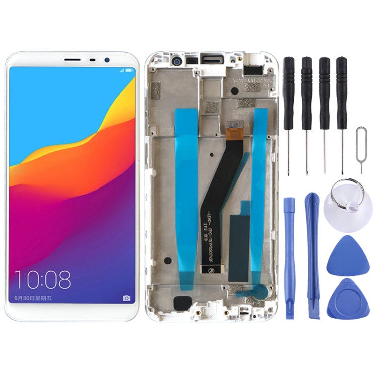 LCD Screen and Digitizer Full Assembly with Frame for Meizu M6T M811Q (White) - Enhance Your Device's Display Appearance