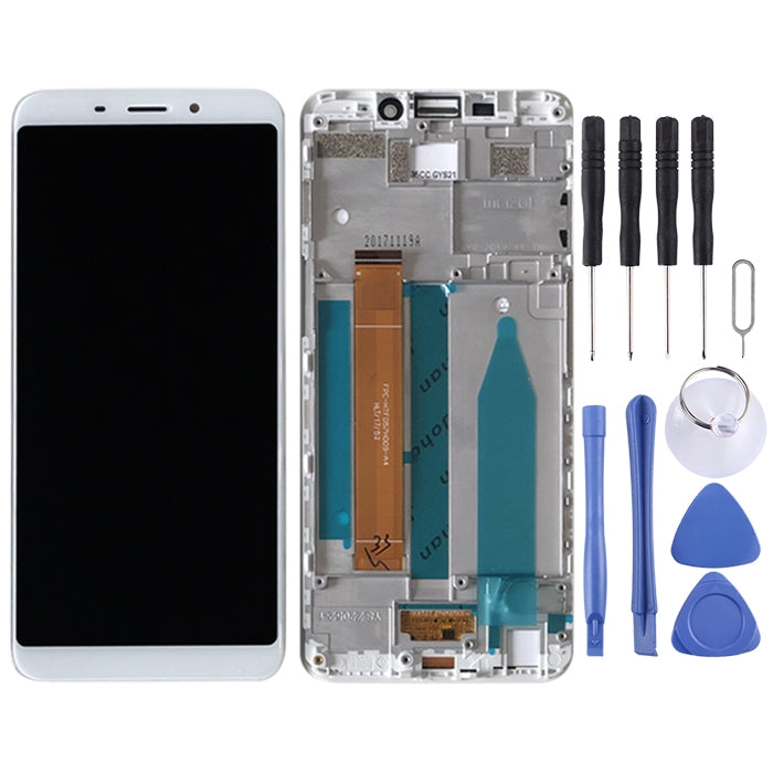 LCD Screen and Digitizer Full Assembly with Frame for Meizu M6s M712H M712Q (White) - Renew your Meizu M6s with High-Quality Display