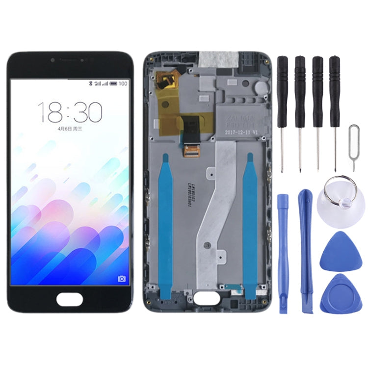Full Assembly LCD Screen and Digitizer with Frame for Meizu M3 Note (International Version) M681H M681Q in Black
