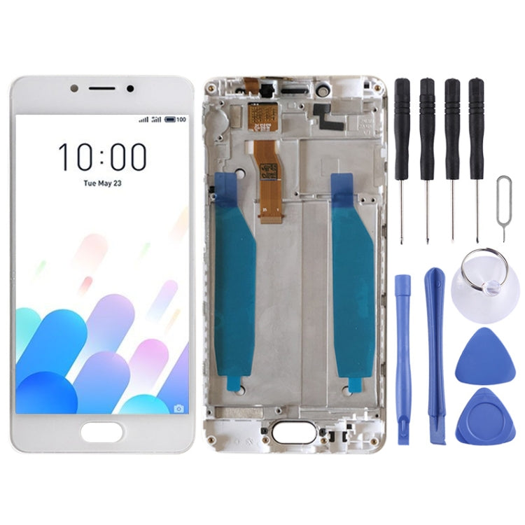 Meizu Meilan A5 / M5c LCD Screen and Digitizer Assembly with Frame (White)
