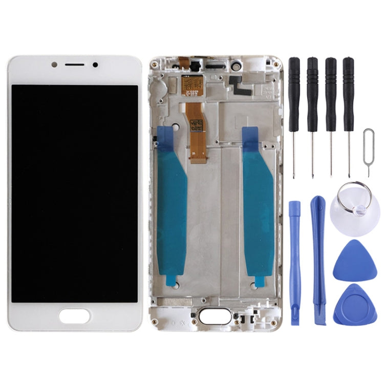 Meizu Meilan A5 / M5c LCD Screen and Digitizer Assembly with Frame (White)