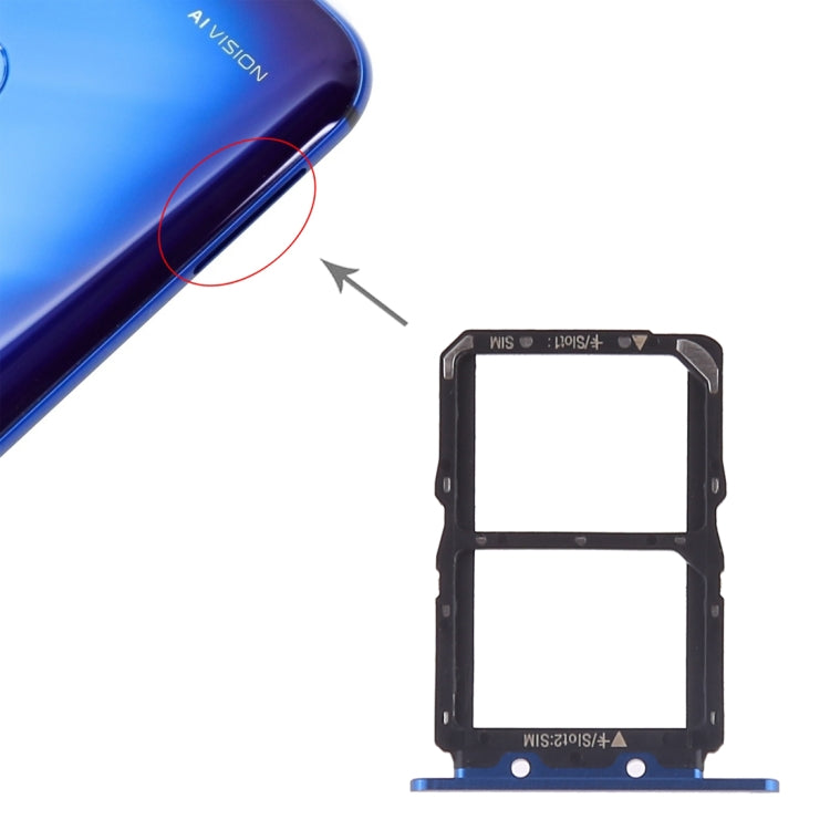 SIM Card Tray Replacement for Huawei Honor View 20 (Honor V20) - Blue
