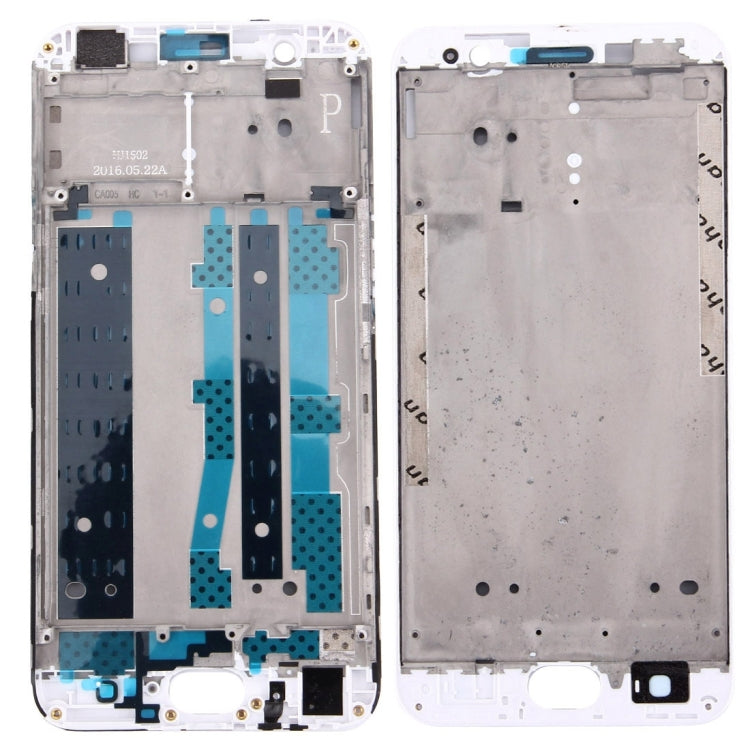OPPO A59 / F1s White Front Housing LCD Frame Bezel Plate