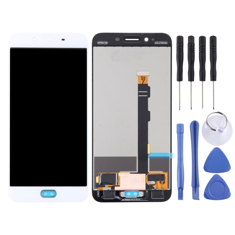 OPPO R9sk White LCD Screen and Digitizer Assembly with Full Assembly