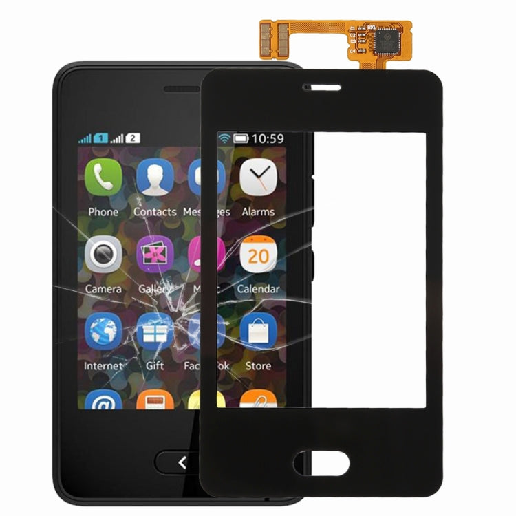 Black Touch Screen Replacement for Nokia Asha 501
