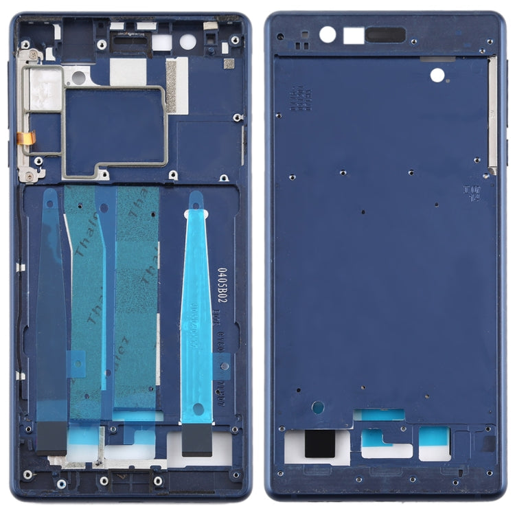 Front Housing LCD Frame Bezel Plate for Nokia 3 / TA-1020 TA-1028 TA-1032 TA-1038 (Blue) - Replacement Part for Enhanced Device Appearance