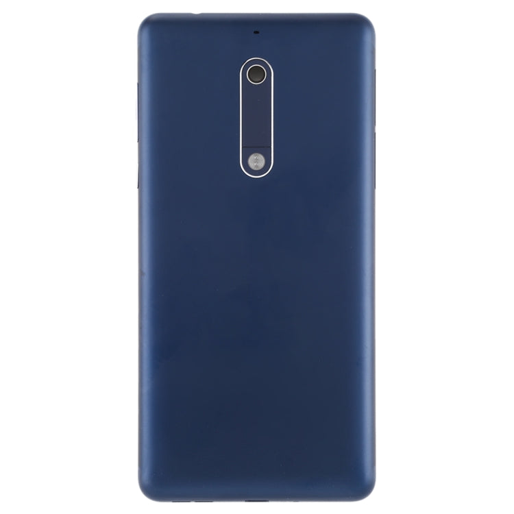 Blue Replacement Back Cover with Camera Lens & Side Keys for Nokia 5