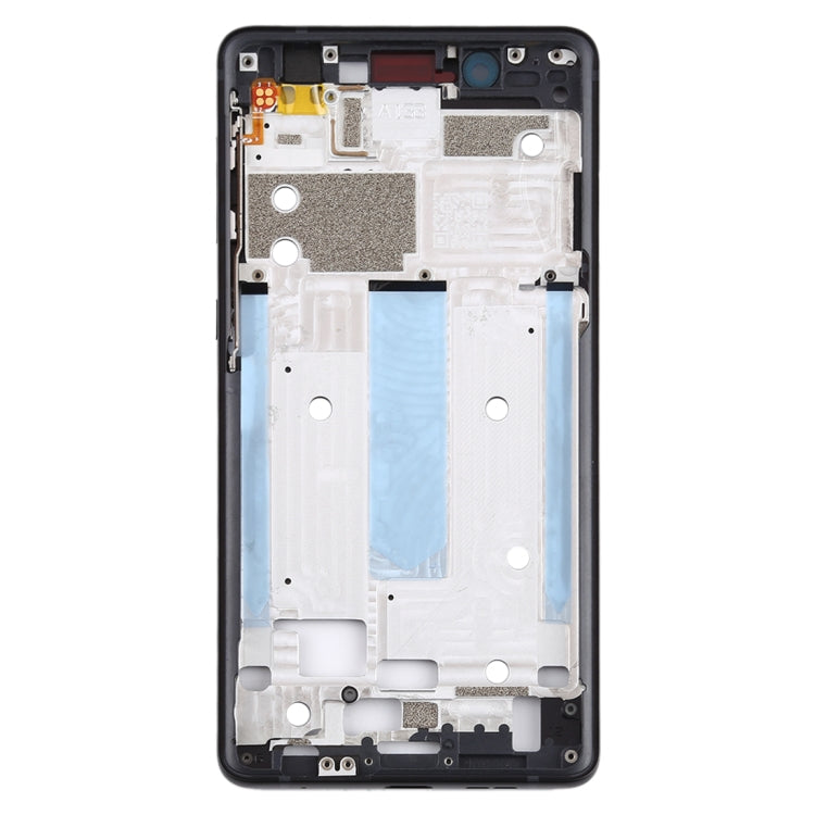 Front Housing LCD Frame Bezel Plate for Nokia 7 TA-1041 (Black) - Replacement Part