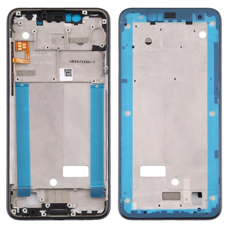 Front Housing LCD Frame Bezel Plate Replacement for Nokia 5.1 Plus(X5) - Black