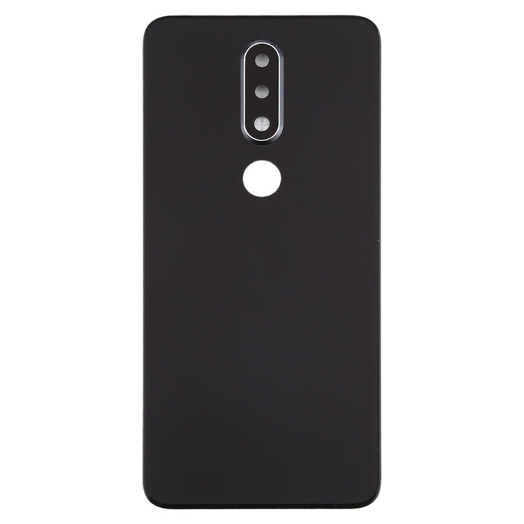 Battery Back Cover with Built-in Camera Lens for Nokia X6 (2018) / 6.1 Plus TA-1099 TA-1103 - Black