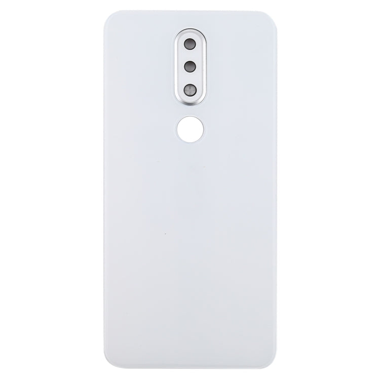 Replacement Battery Back Cover with Camera Lens for Nokia X6 (2018) / 6.1 Plus TA-1099 TA-1103 (White)