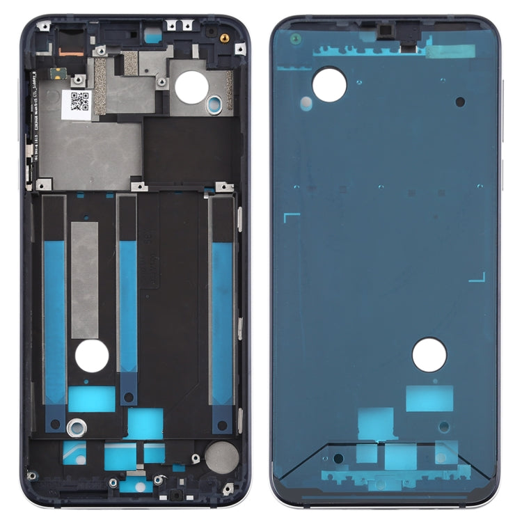 Front Housing LCD Frame Bezel Plate for Nokia 7.1 - Black