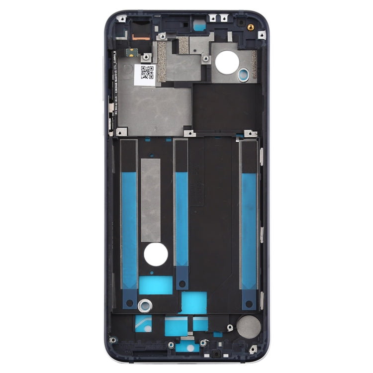 Front Housing LCD Frame Bezel Plate for Nokia 7.1 - Black
