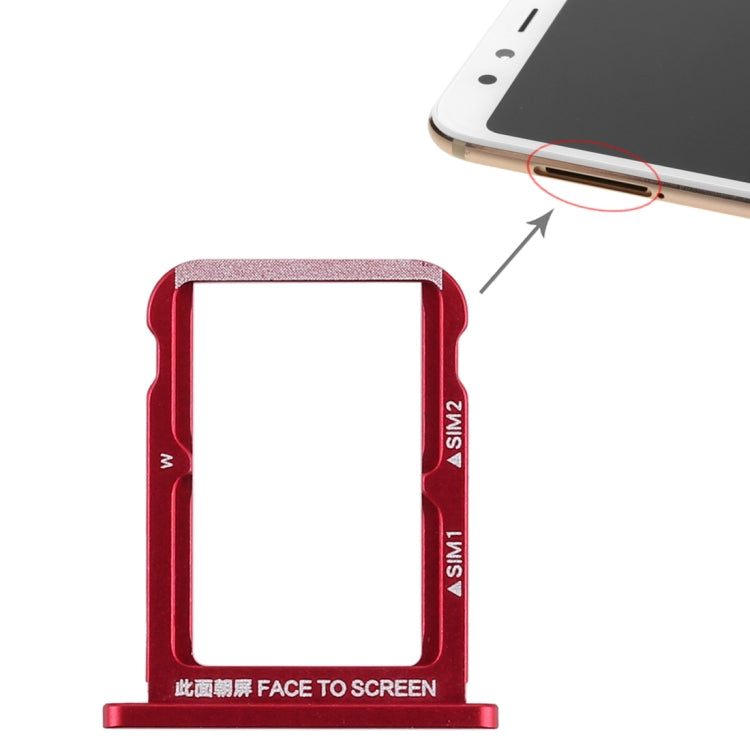Vibrant Red Double SIM Card Tray for Xiaomi Mi 6X