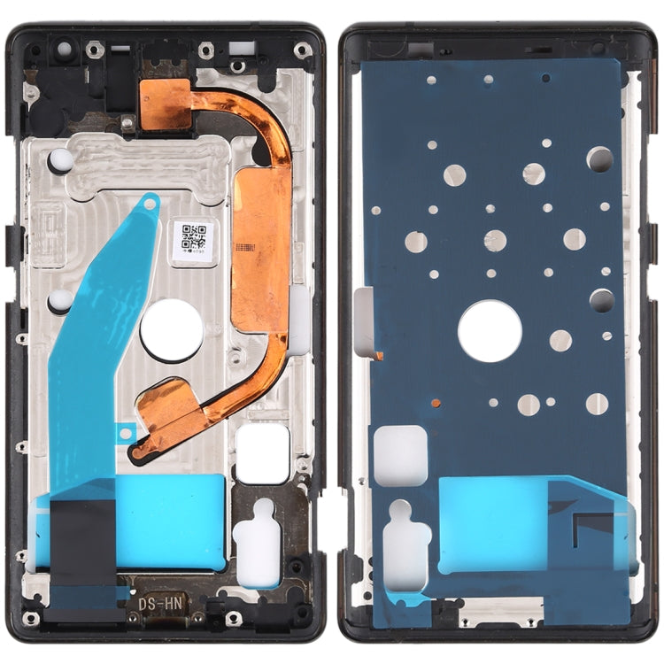 Nokia 8 Sirocco Black Front Housing LCD Frame Bezel Plate