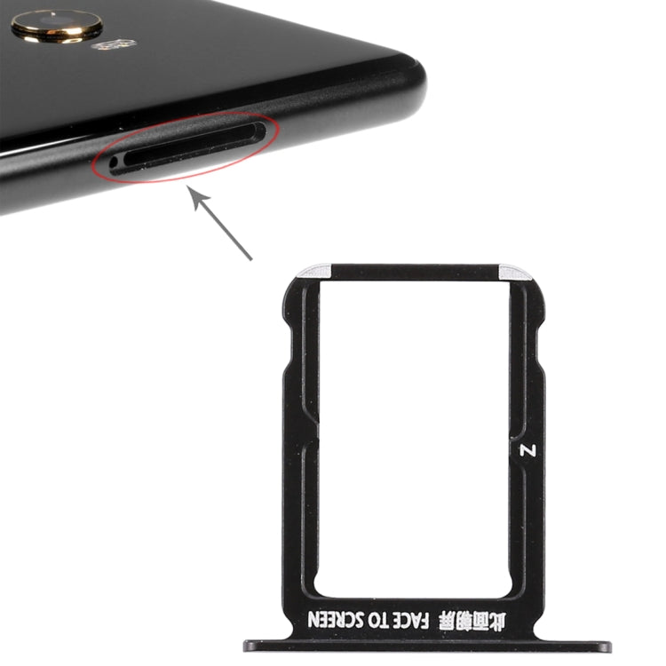 Black SIM Card Tray for Xiaomi Mi Mix 2S