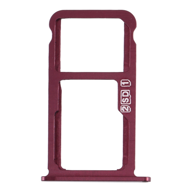 SIM Card Tray and Micro SD Card Tray Combo for Nokia X7, 8.1, and 7.1 Plus - Purplish Red