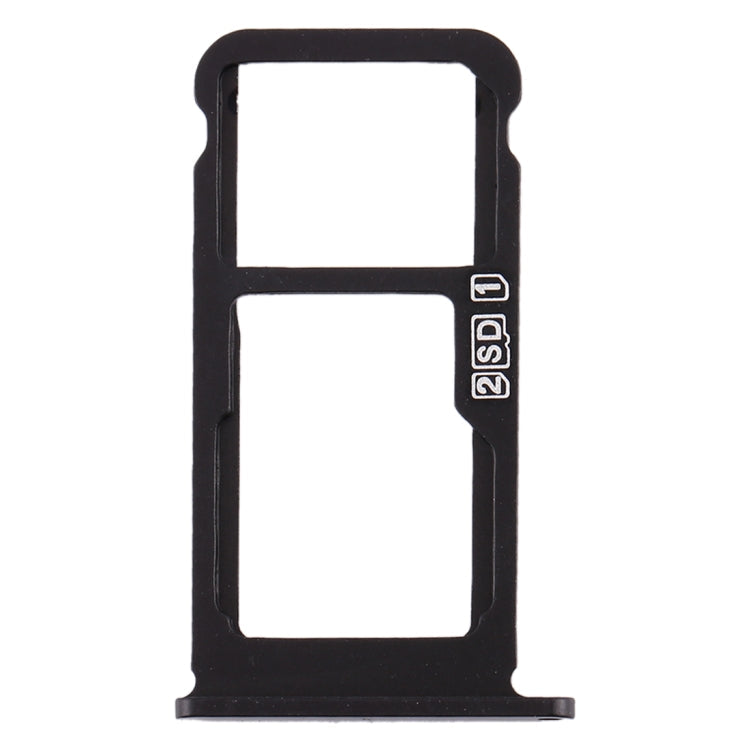 SIM Card Tray and Micro SD Card Tray Replacement for Nokia 7.1 (Black)
