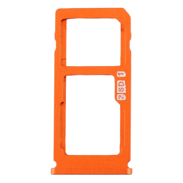 SIM Card Tray and Micro SD Card Tray Kit for Nokia 8 / N8 TA-1012 TA-1004 TA-1052 (Orange)