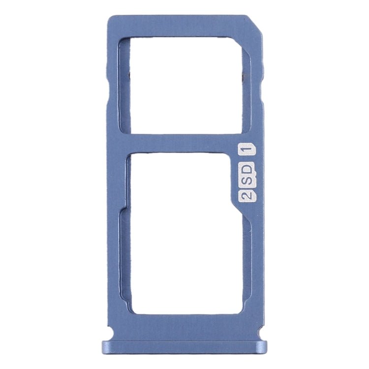 SIM Card Tray and Micro SD Card Tray Replacement for Nokia 8/N8 TA-1012 TA-1004 TA-1052 (Blue)