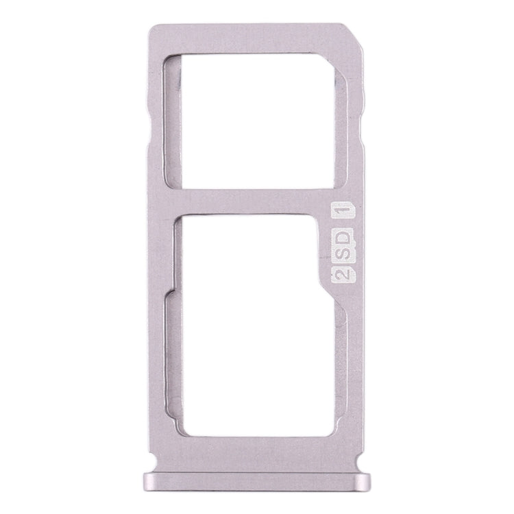 Replacement SIM Card Tray and Micro SD Card Tray for Nokia 8/N8 TA-1012 TA-1004 TA-1052 (Silver)