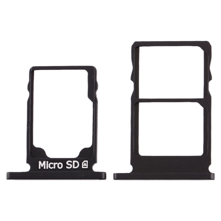 SIM Card Tray + Micro SD Card Tray Combo for Nokia 5.1 TA-1075 (Black)
