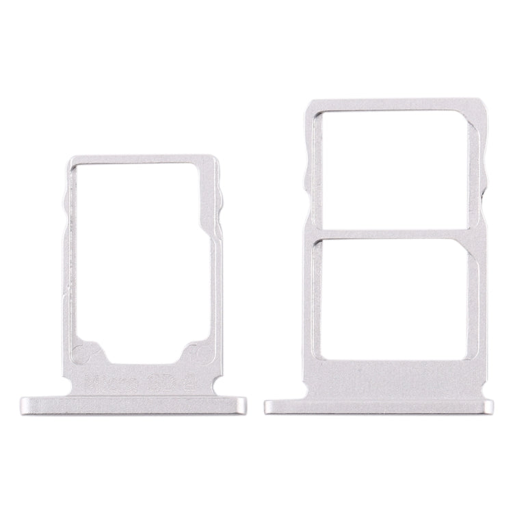 SIM Card Tray Set for Nokia 5.1 TA-1075 (White) with Micro SD Card Slot