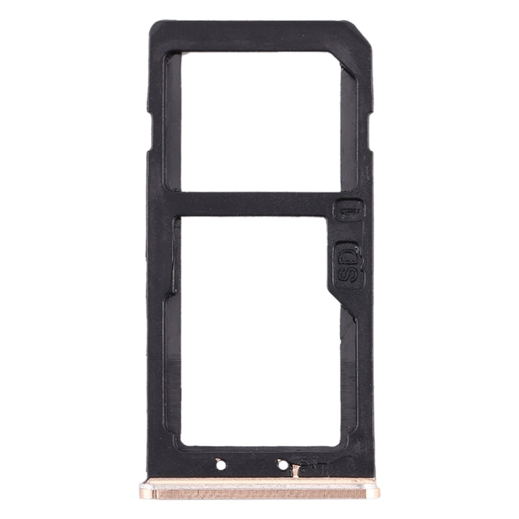 Gold SIM Card Tray + Micro SD Card Tray for Nokia 6 TA-1000 TA-1003 TA-1021 TA-1025 TA-1033 TA-1039