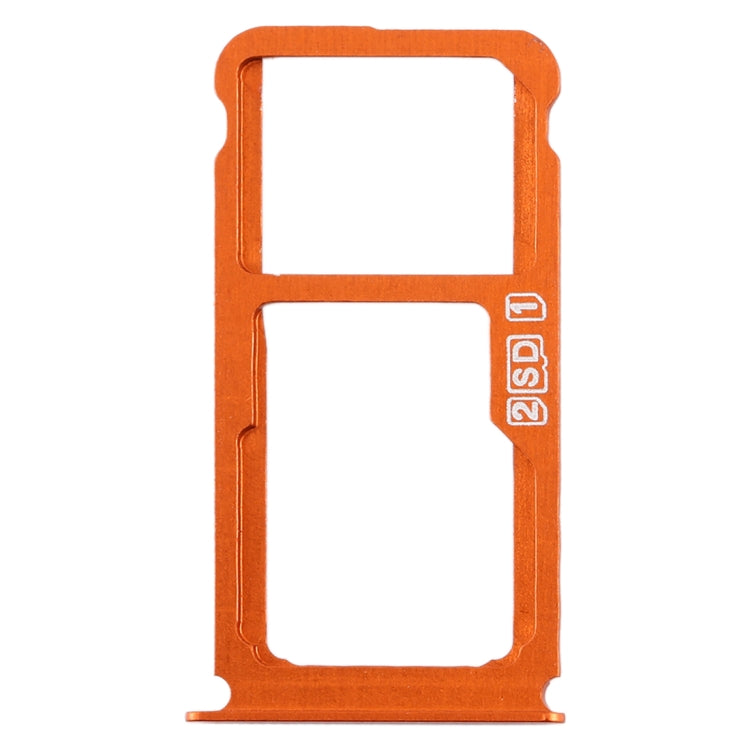 Orange SIM Card Tray and Micro SD Card Tray for Nokia 7 Plus TA-1062