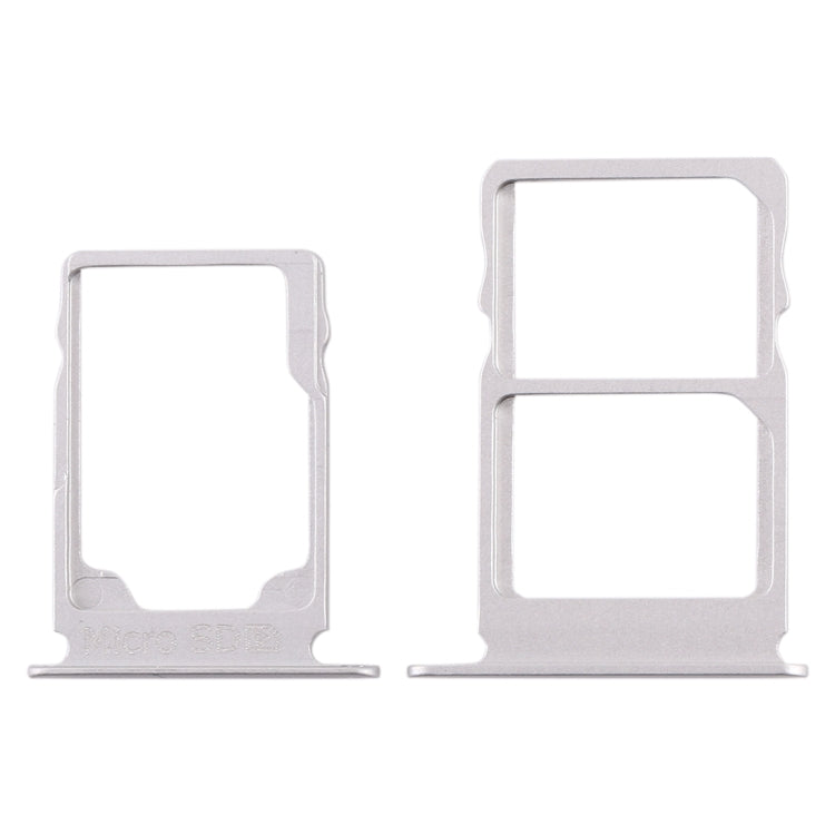 SIM Card Tray Set with Micro SD Card Tray for Nokia 3.1 (White)