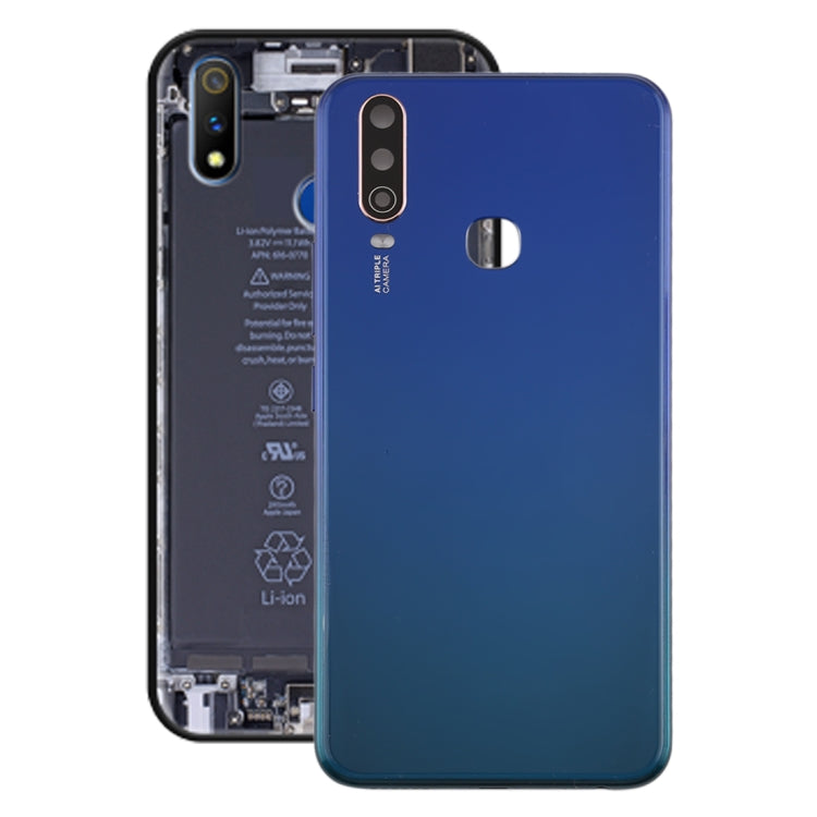 Blue Battery Back Cover with Built-in Camera Lens for Vivo Y3