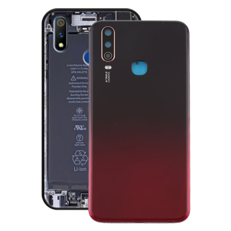 Battery Back Cover with Integrated Camera Lens for Vivo Y3 (Red)