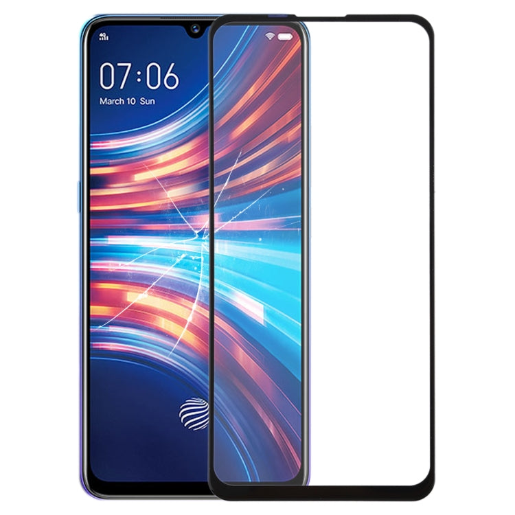 Black Front Screen Outer Glass Lens for Vivo S1