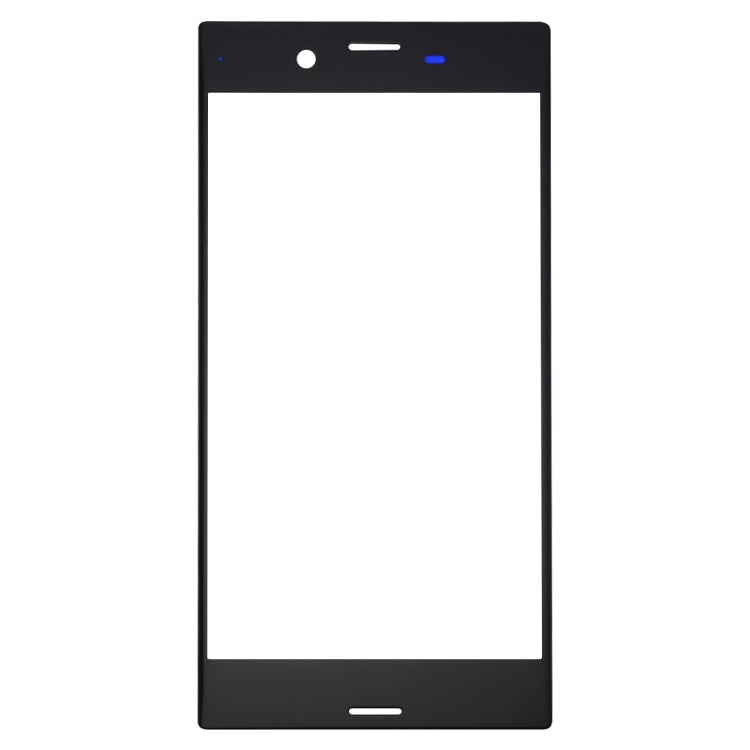 Replacement Front Screen Outer Glass Lens for Sony Xperia XZ (Black)