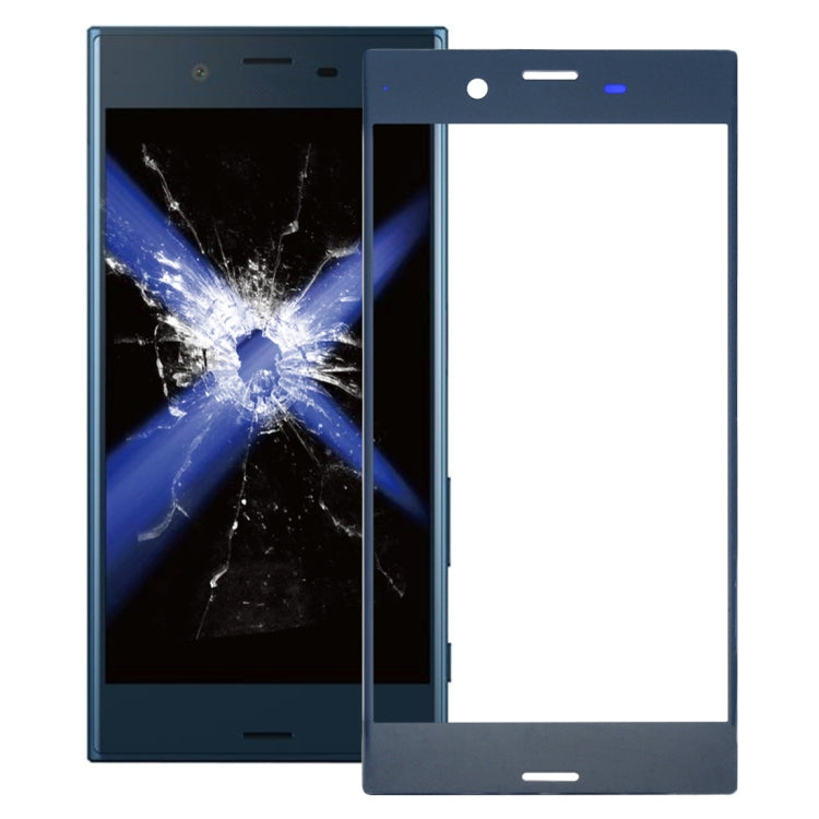 Sony Xperia XZ Front Screen Outer Glass Lens in Blue