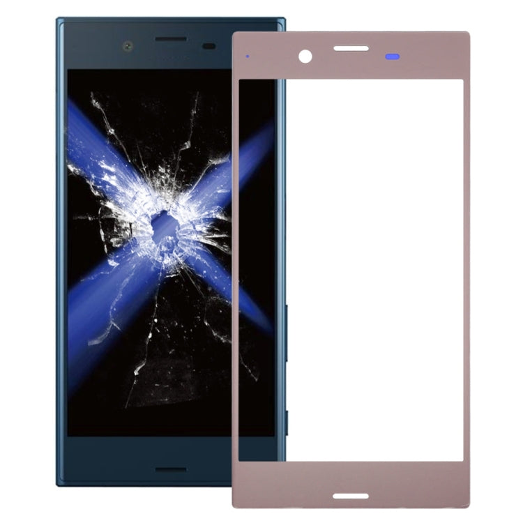 Rose Gold Outer Glass Lens for Sony Xperia XZ - High Quality and Replacement