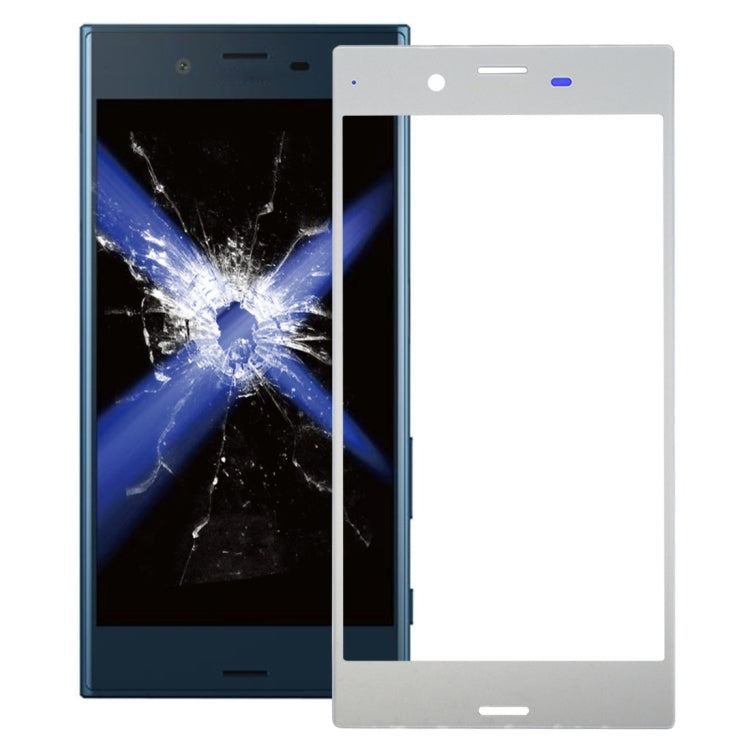 Sony Xperia XZ Front Screen Outer Glass Lens (Silver)