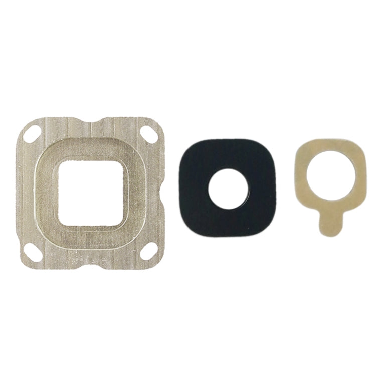 Luxurious Gold Back Camera Bezel & Lens Cover Set for Galaxy C7 (10 PCS)