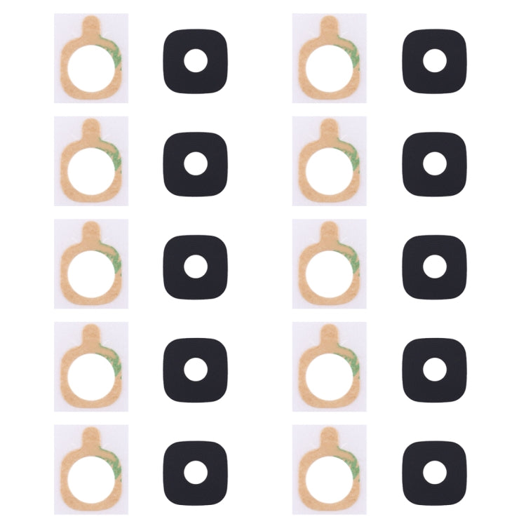 10-Pack Replacement Back Camera Lens Covers with Stickers for Galaxy C7 Pro / C7010