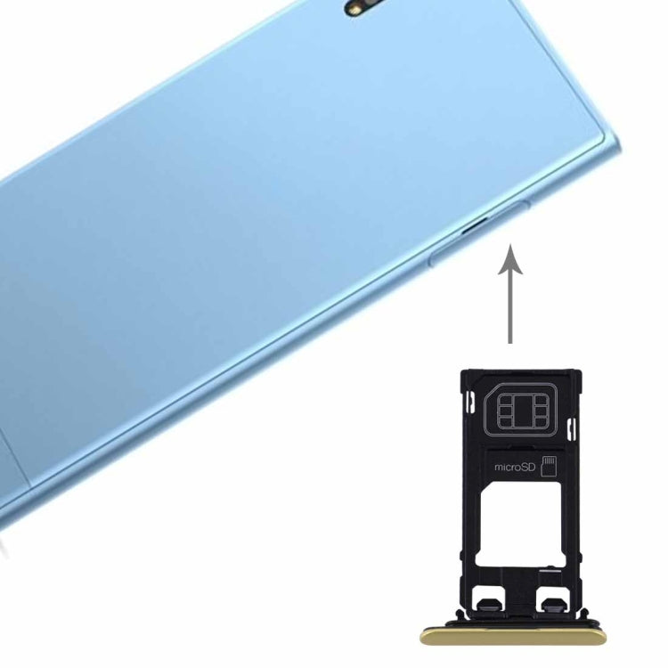 Sony Xperia XZs Single SIM Version SIM & Micro SD Card Tray - Gold