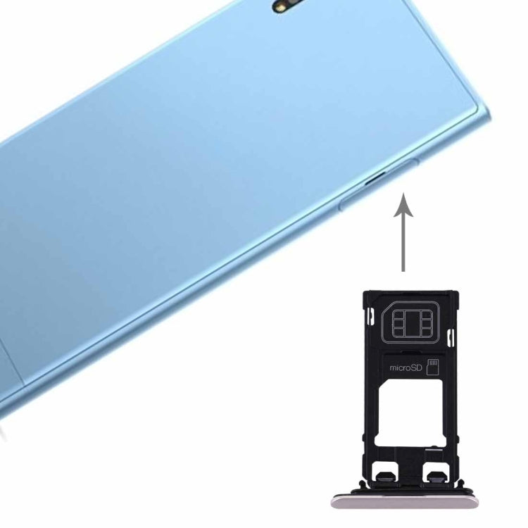 Sony Xperia XZs Replacement SIM and Micro SD Card Tray (Silver)