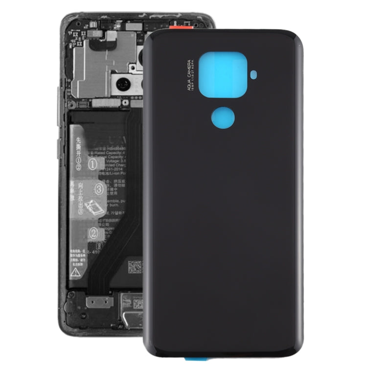 Sleek and Durable Black Back Cover Replacement for Huawei Mate 30 Lite