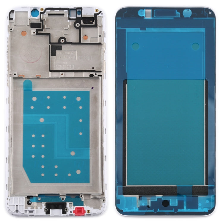 Front Housing LCD Frame Bezel Plate for Huawei Honor Play 7 (White) - Replacement Part